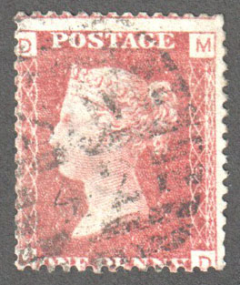 Great Britain Scott 33 Used Plate 112 - MD - Click Image to Close